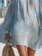 Colette | Leopard Print Off-Shoulder Mini Dress oaklynwear