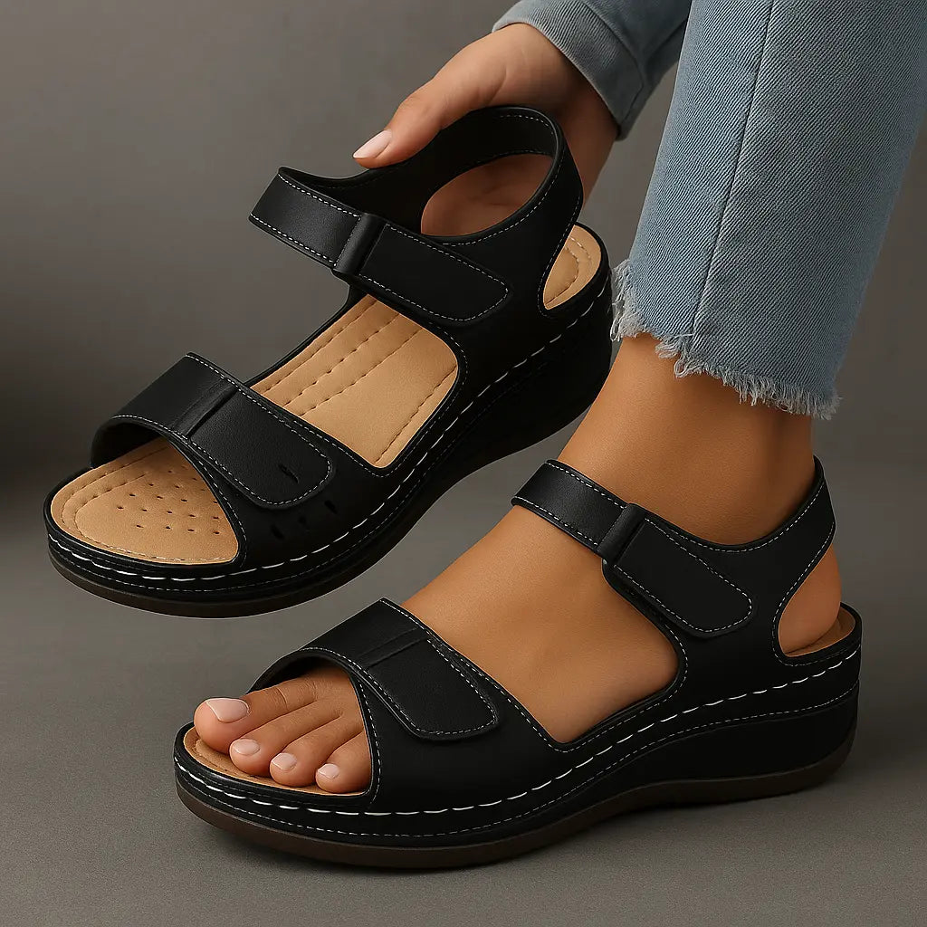 Eden | Orthopedic Sandals with Wedge Heel oaklynwear