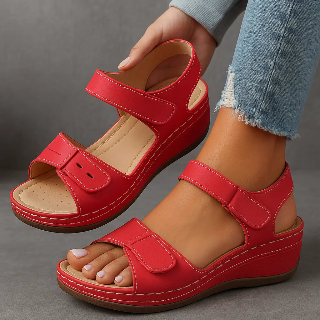Eden | Orthopedic Sandals with Wedge Heel oaklynwear