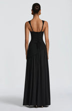 Women's A-Line Sleeveless Midi Dress for Wedding Guests oaklynwear