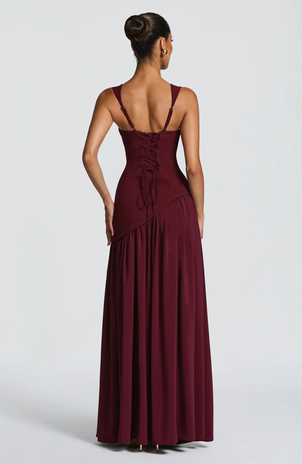 Women's A-Line Sleeveless Midi Dress for Wedding Guests oaklynwear