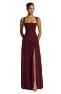 Women's A-Line Sleeveless Midi Dress for Wedding Guests oaklynwear