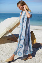 Serena | Organic Cotton Caftan Dress oaklynwear