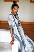 Serena | Organic Cotton Caftan Dress oaklynwear