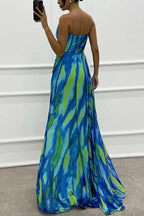 Soleil | Flowing Maxi Wedding Guest Dress oaklynwear