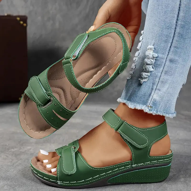 Eden | Orthopedic Sandals with Wedge Heel oaklynwear