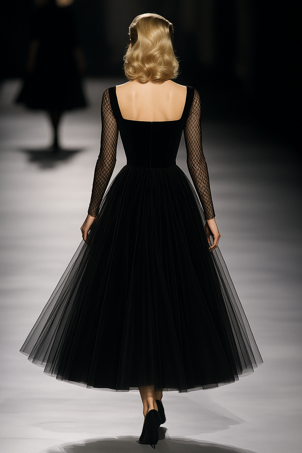 Camille | Black Gauze Maxi Dress oaklynwear