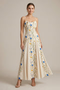 Jade | Floral Sweetheart A-Line Maxi Dress oaklynwear