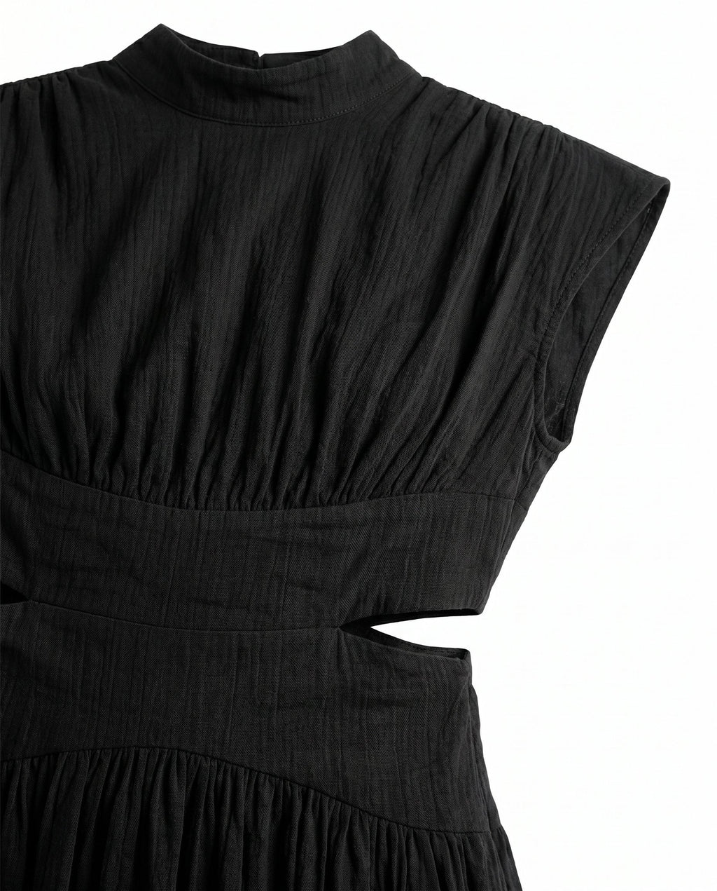 Ella | Cutout Waist High Neck Maxi Dress oaklynwear