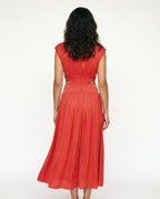 Ella | Cutout Waist High Neck Maxi Dress oaklynwear