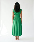 Ella | Cutout Waist High Neck Maxi Dress oaklynwear