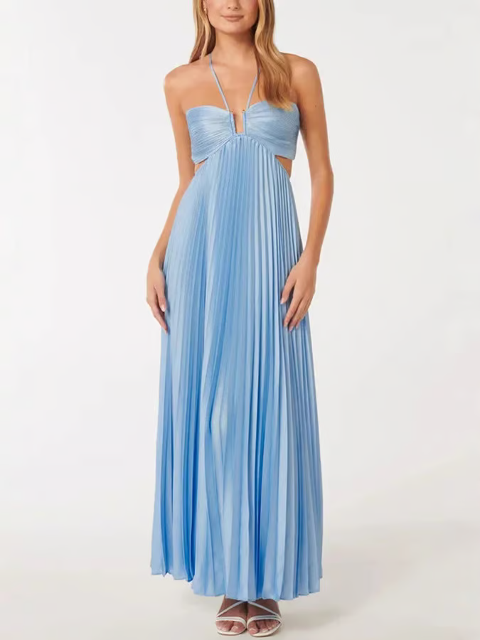 Serena | Women's Halter Maxi Dress oaklynwear