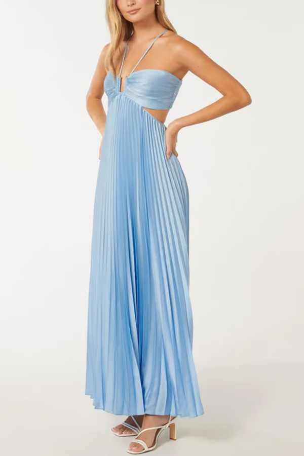 Serena | Women's Halter Maxi Dress oaklynwear