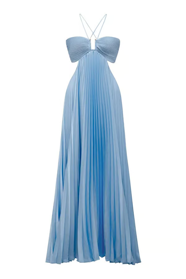 Serena | Women's Halter Maxi Dress oaklynwear