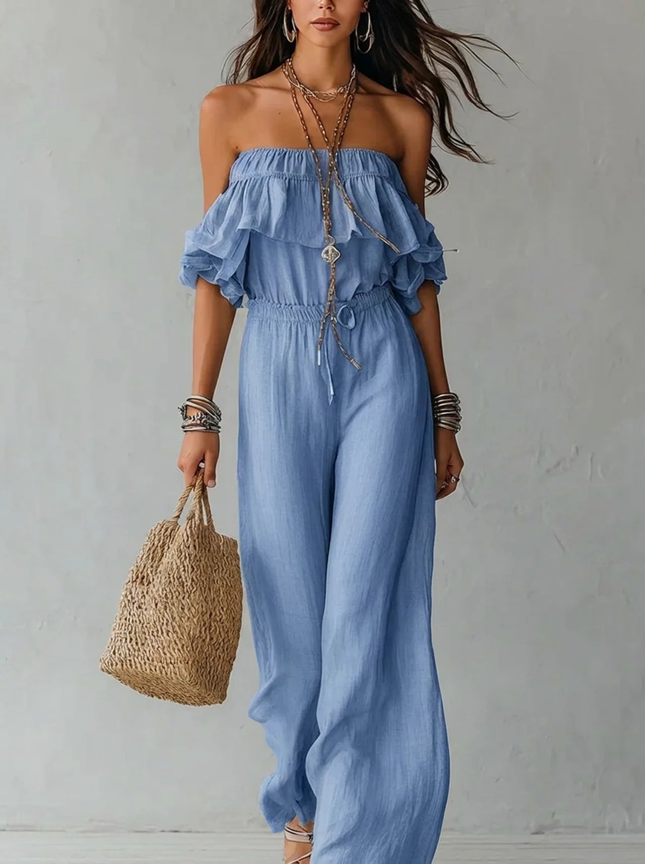 Sage | Women's Wide-Leg Jumpsuit oaklynwear