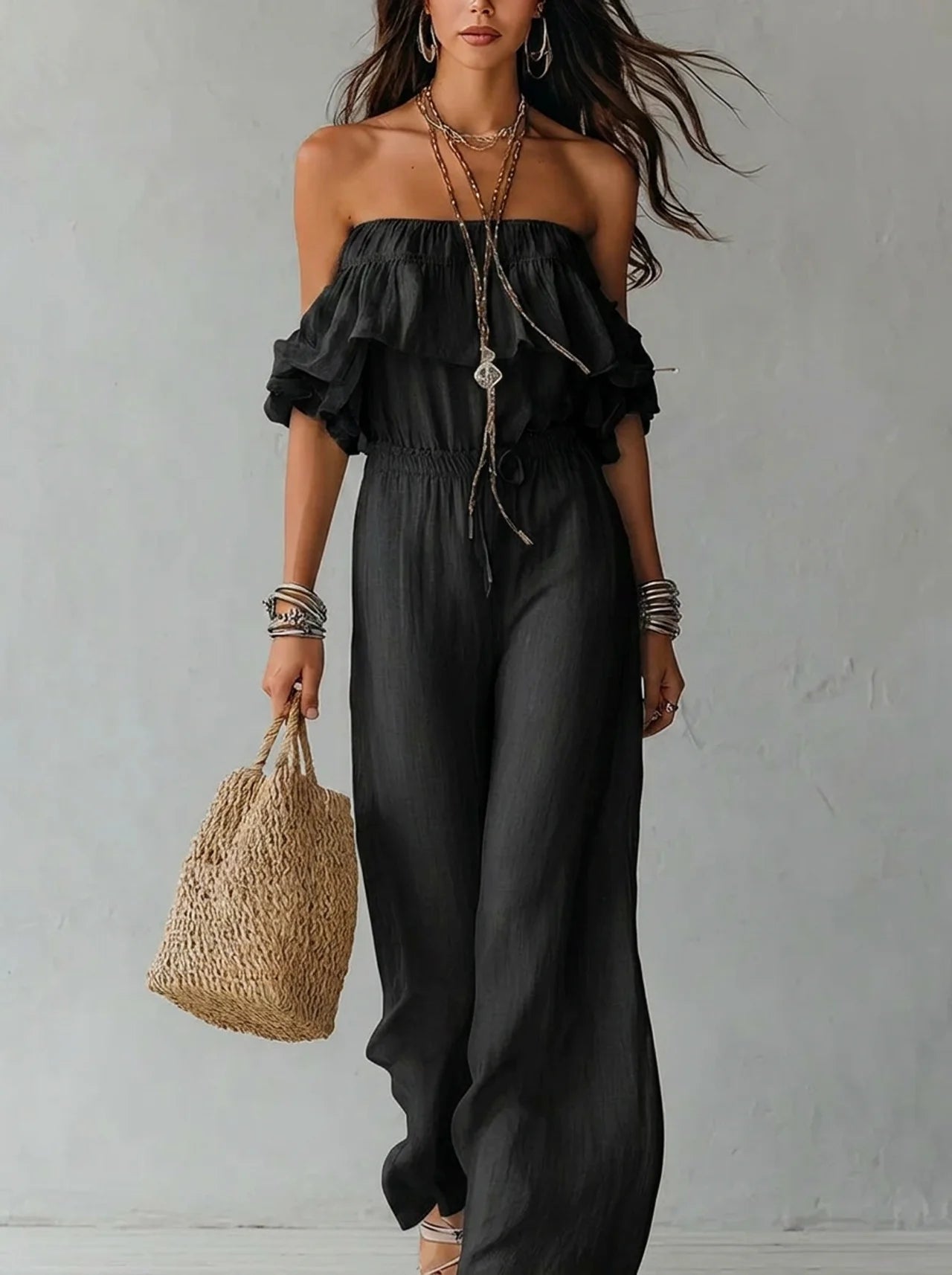 Sage | Women's Wide-Leg Jumpsuit oaklynwear