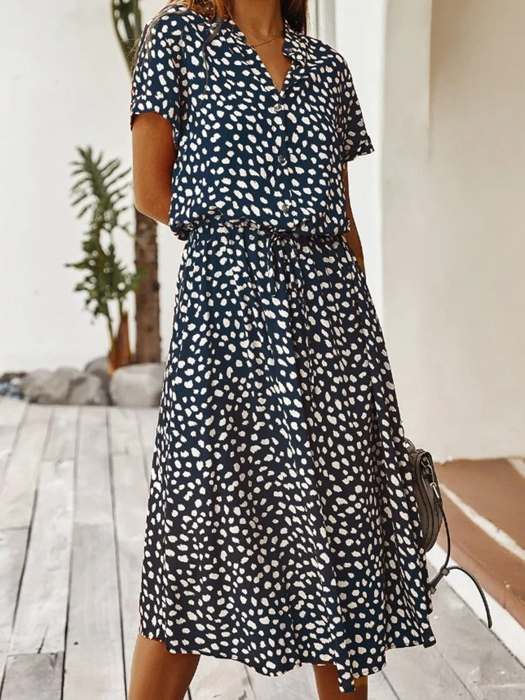 Livia | Casual Summer Midi Dress oaklynwear