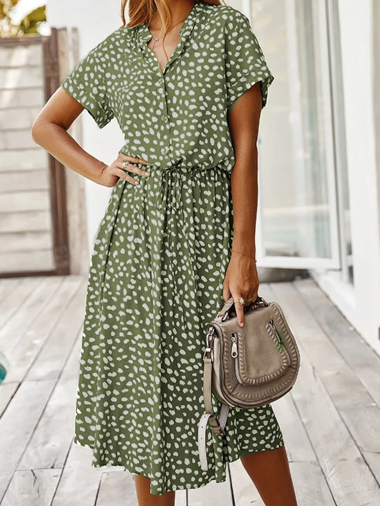 Livia | Casual Summer Midi Dress oaklynwear