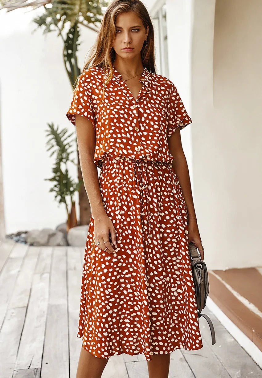 Livia | Casual Summer Midi Dress oaklynwear
