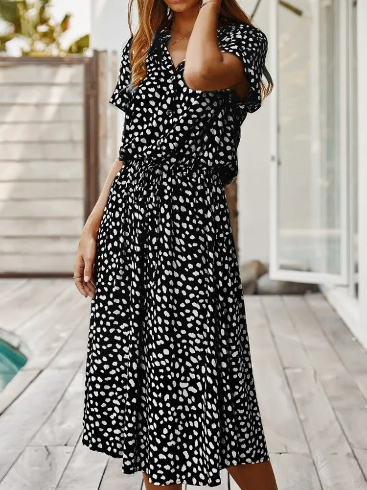 Livia | Casual Summer Midi Dress oaklynwear