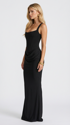 Ariana Draped Maxi Dress oaklynwear