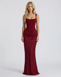 Cerene | Corset Lace-Up Maxi Dress oaklynwear