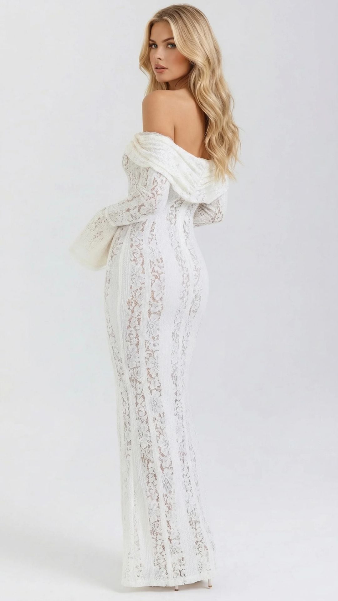 Rebekah | Lace Off-Shoulder Maxi Dress oaklynwear
