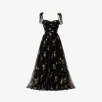Kensington | Embroidered Tulle Maxi Gown oaklynwear