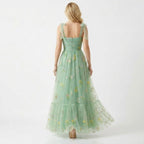 Kensington | Embroidered Tulle Maxi Gown oaklynwear