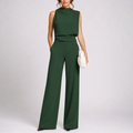 Larkin | High Neck Wide-Leg Sleeveless Jumpsuit oaklynwear