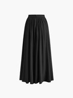 Celeste | Pleated Maxi Skirt with Pockets oaklynwear