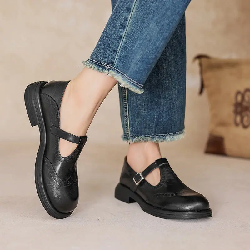 Harriet | Elegant Vegan Leather Mary Jane Sandal oaklynwear