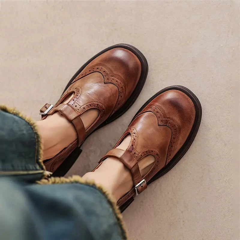 Harriet | Elegant Vegan Leather Mary Jane Sandal oaklynwear