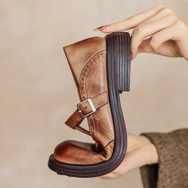 Harriet | Elegant Vegan Leather Mary Jane Sandal oaklynwear