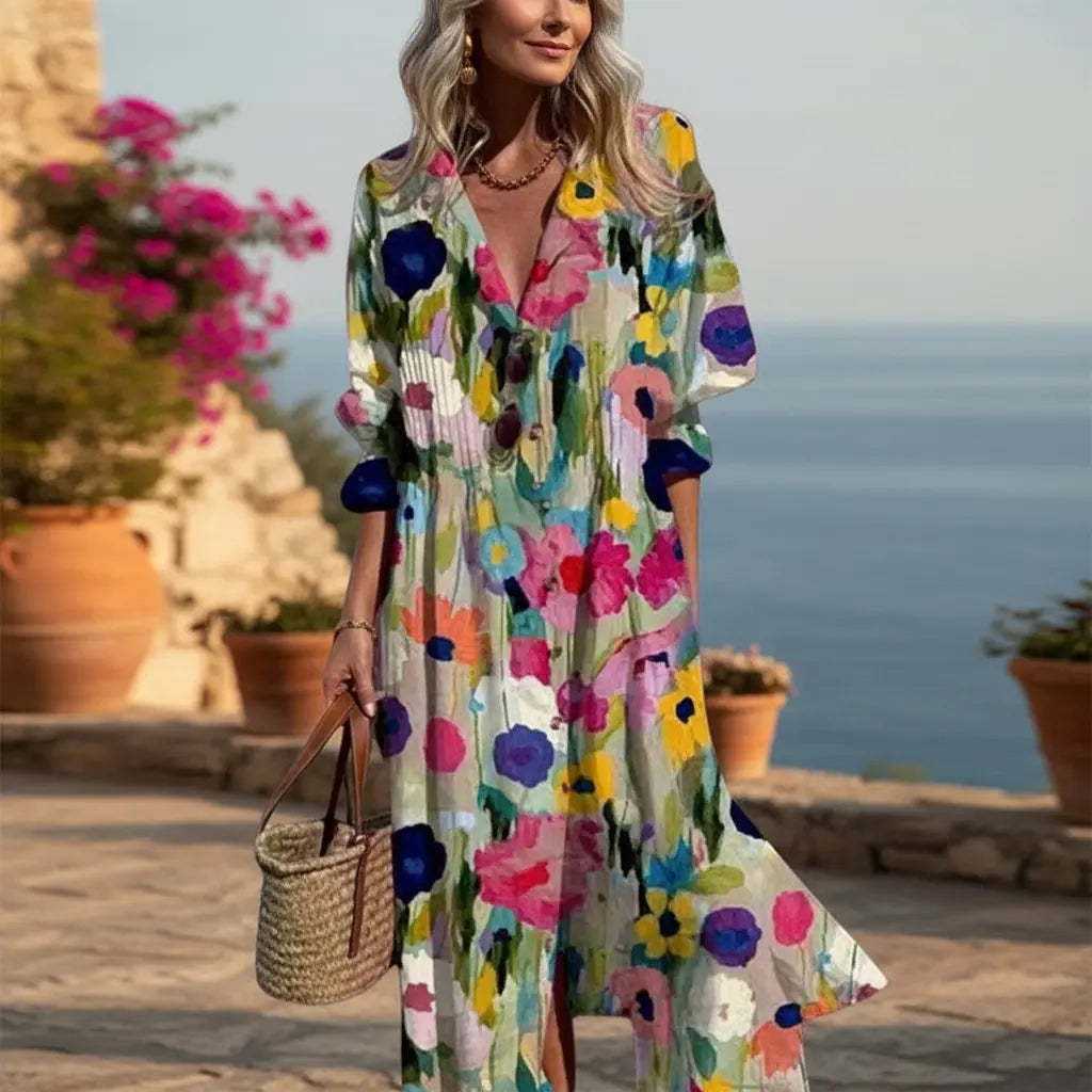 Paula | Elegant Boho Dress oaklynwear