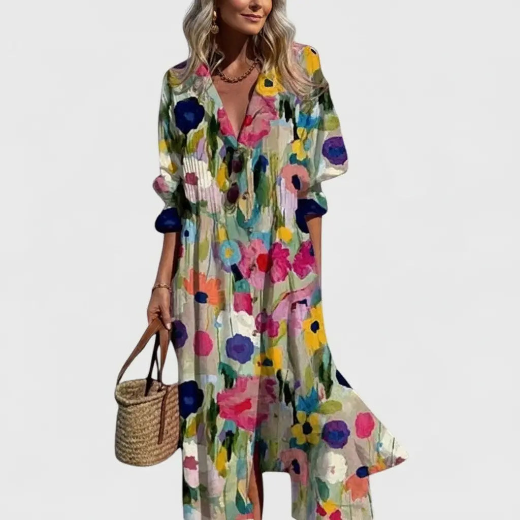 Paula | Elegant Boho Dress oaklynwear