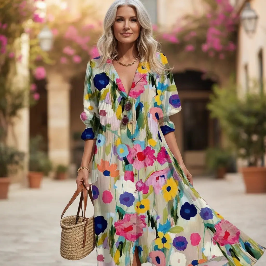 Paula | Elegant Boho Dress oaklynwear