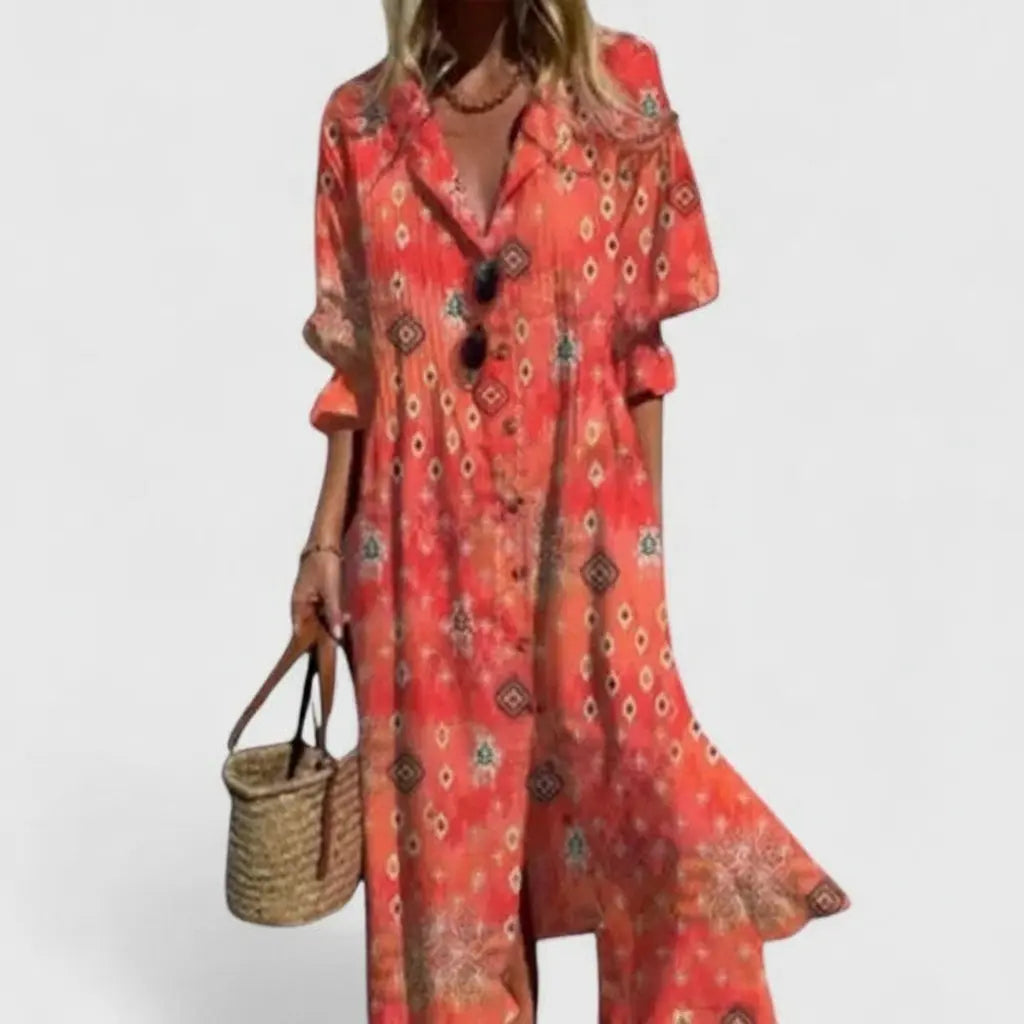 Paula | Elegant Boho Dress oaklynwear