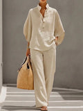 Nadia | Women's 2 Piece Set Batwing Top Wide Leg Pants oaklynwear