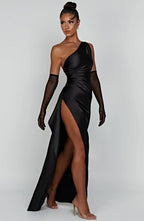 Pandora | Women's One Shoulder Evening Dress oaklynwear