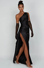 Pandora | Women's One Shoulder Evening Dress oaklynwear