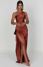 Pandora | Women's One Shoulder Evening Dress oaklynwear