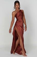 Pandora | Women's One Shoulder Evening Dress oaklynwear