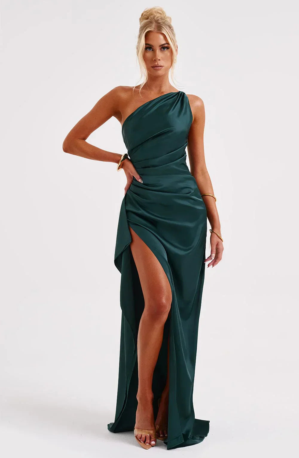 Pandora | Women's One Shoulder Evening Dress oaklynwear