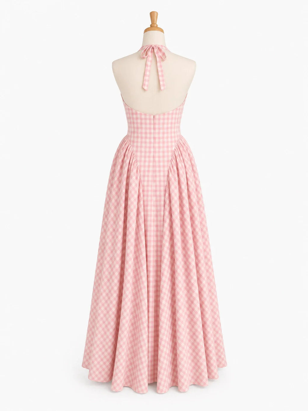 Women's Elegant French Style Pleated Maxi Dress – V-Neck Ruched... oaklynwear