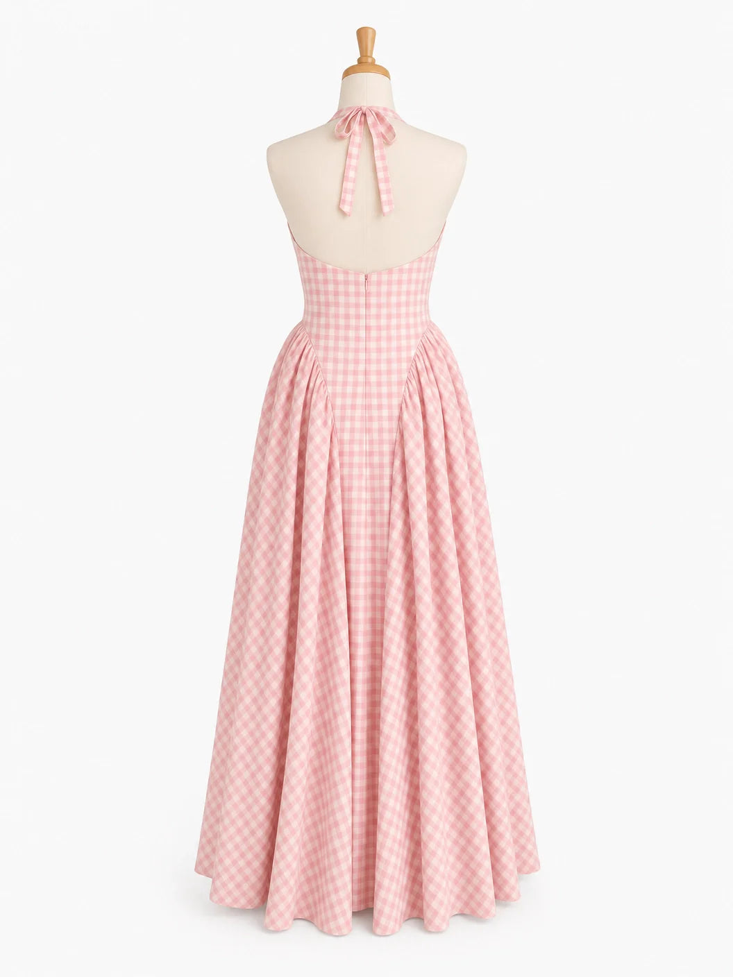 Women's Elegant French Style Pleated Maxi Dress – V-Neck Ruched... oaklynwear