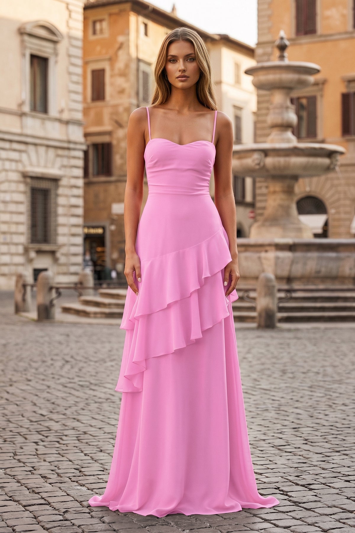Posie | Women's Chiffon Prom Dress oaklynwear