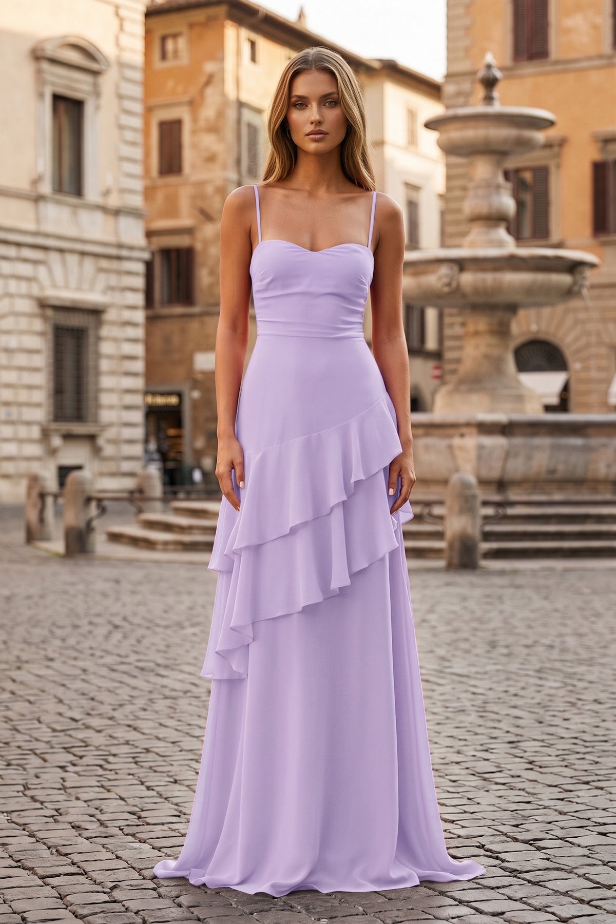 Posie | Women's Chiffon Prom Dress oaklynwear