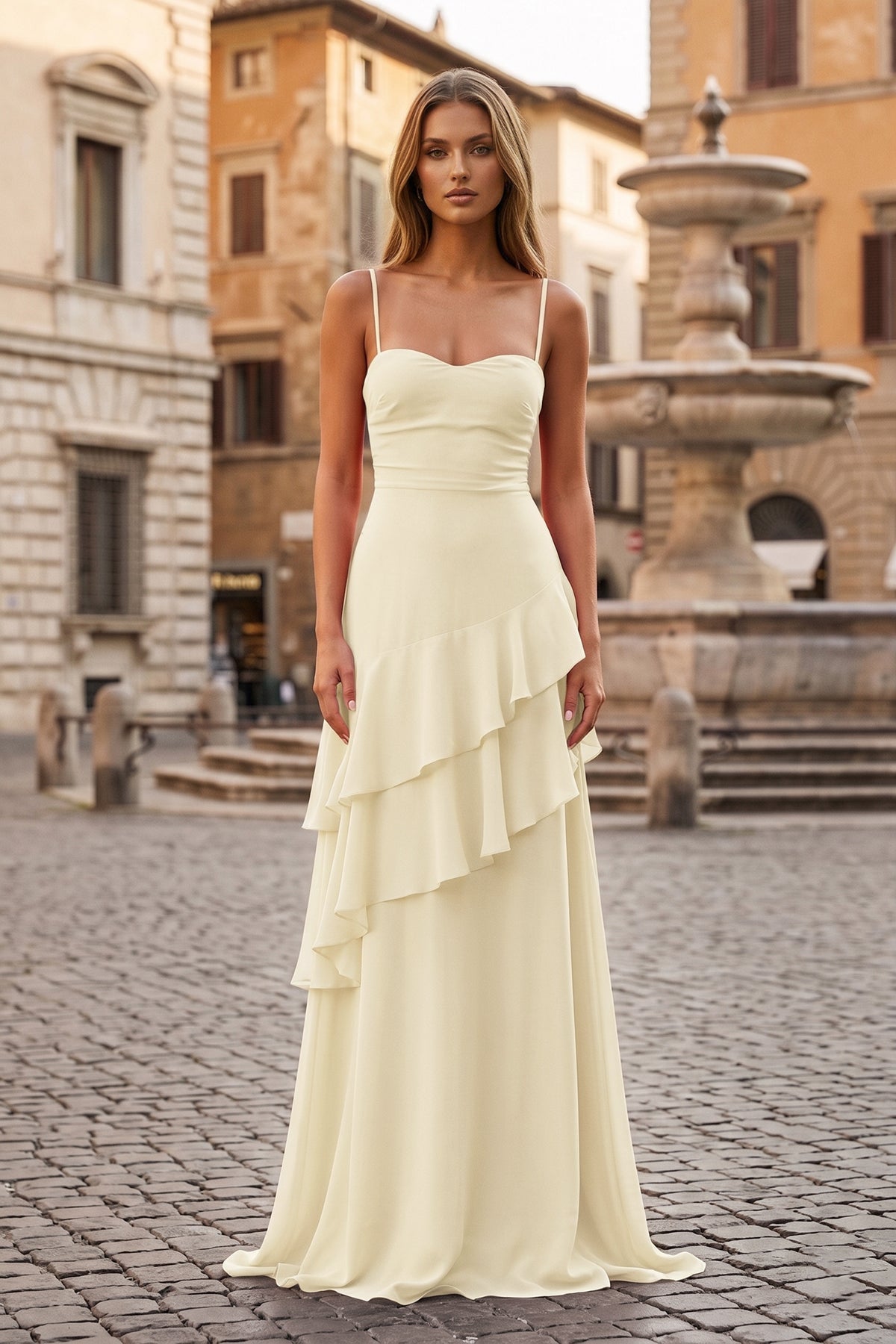 Posie | Women's Chiffon Prom Dress oaklynwear