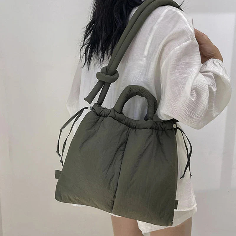 Sienna | Women's Quilted Puffer Tote Bag oaklynwear